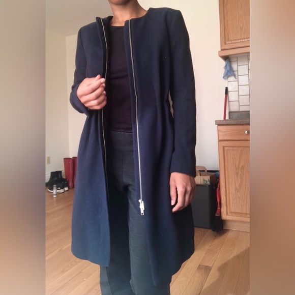 XS Elegant Formal Wool Coat - Picture 2 of 6